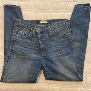 Madewell 10” High Rise Skinny 31